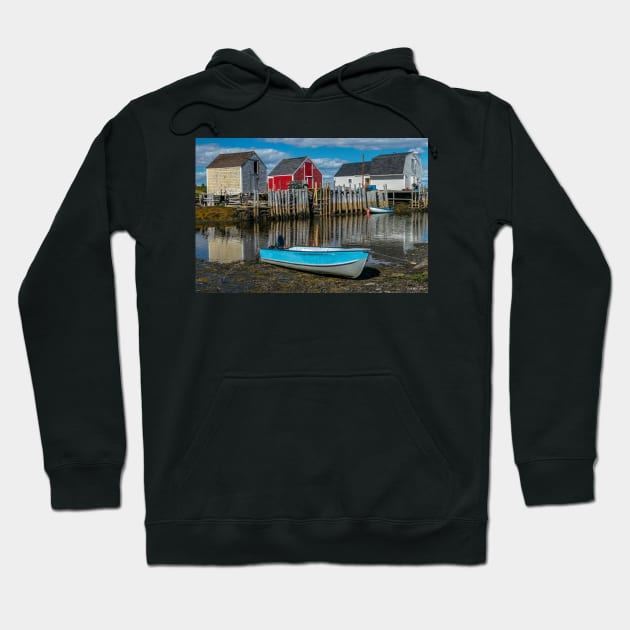 Low Tide at Blue Rocks #02 Hoodie by kenmo